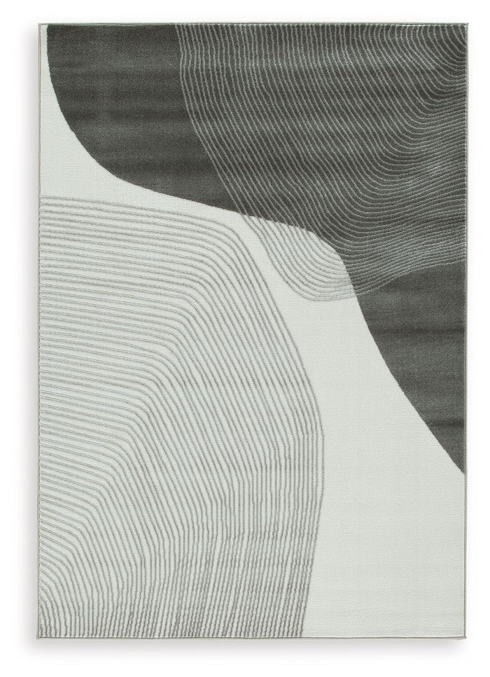 Winderburg - Rug Dark Gray by Signature Design by Ashley® | Bel Furniture