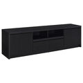 Black / 78"W x 15.5"D x 22"H