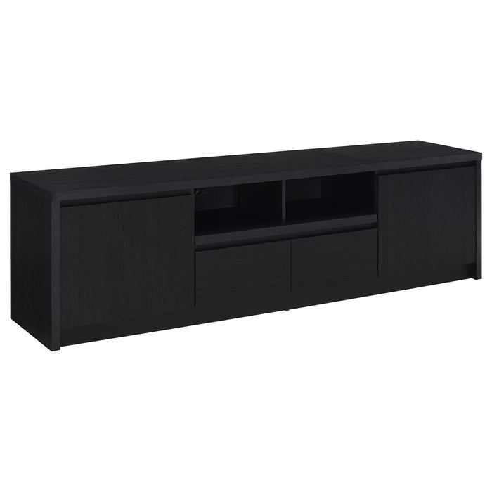 Black / 78"W x 15.5"D x 22"H