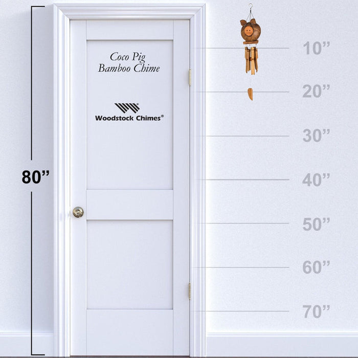 Woodstock Chimes Coco Pig Chime