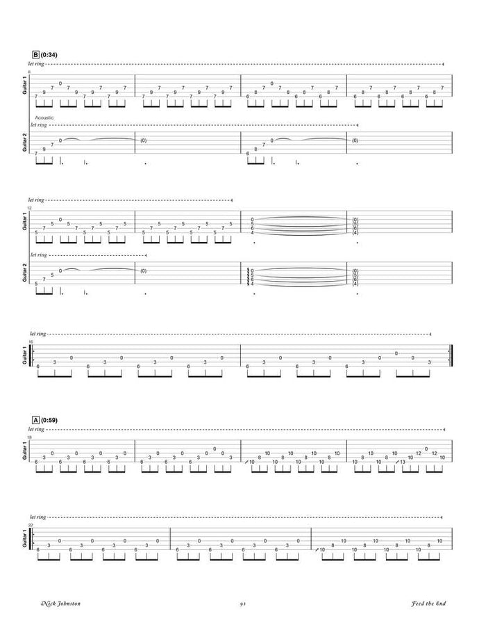 Printed Guitar Book, Digital Guitar Book
